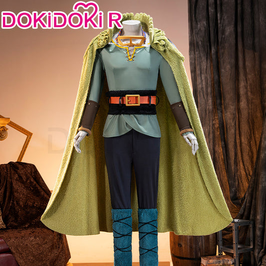 【Size XS-3XL】DokiDoki-R Anime Cosplay Costume Green Cloak Male