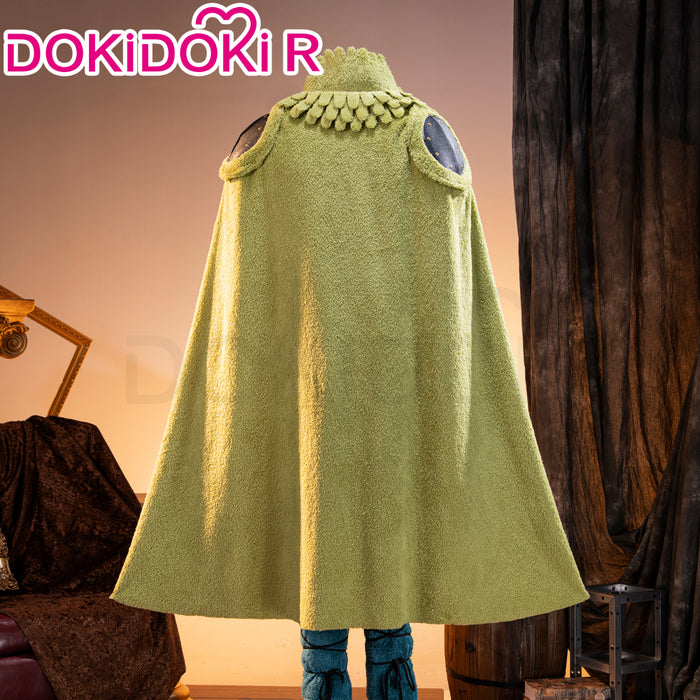 【Size XS-3XL】DokiDoki-R Anime Cosplay Costume Green Cloak Male