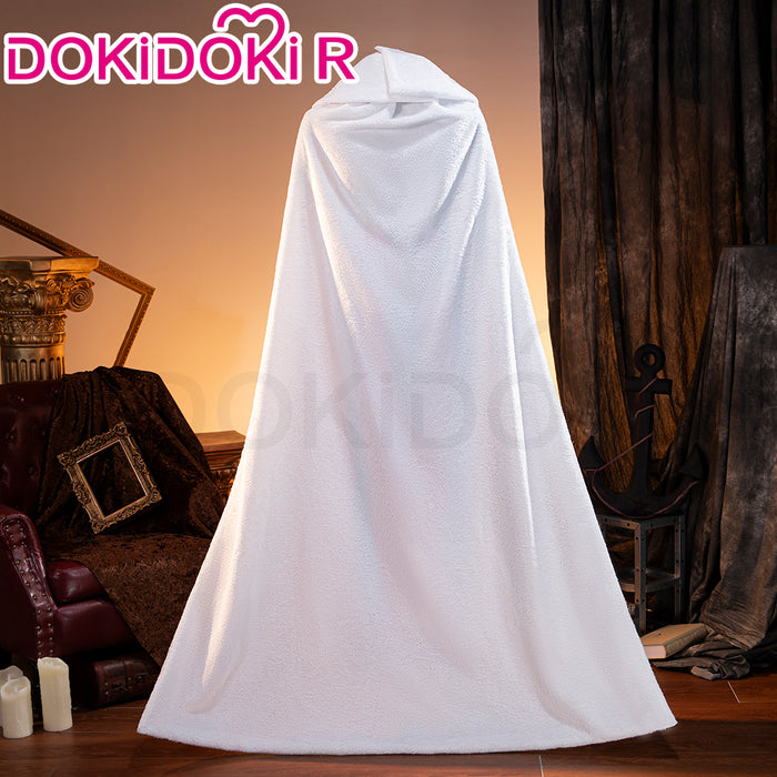 【Size XS-3XL】DokiDoki-R Anime Cosplay Costume Red Belt White Cloak Pink Blue Pants