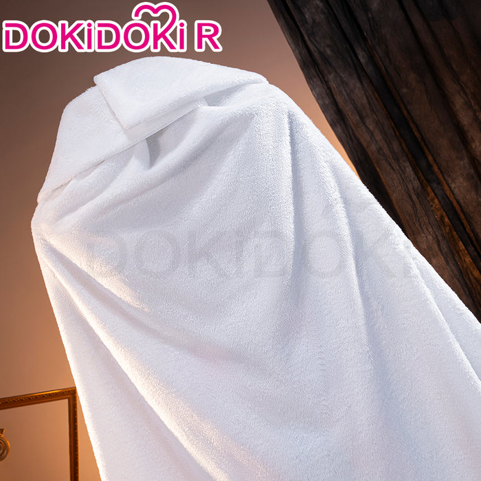 【Size XS-3XL】DokiDoki-R Anime Cosplay Costume Red Belt White Cloak Pink Blue Pants