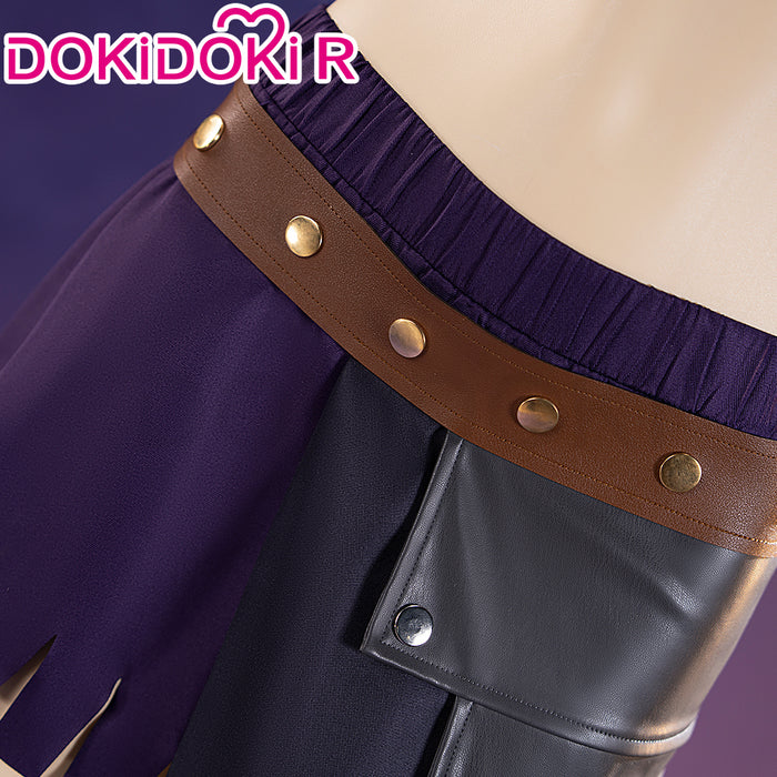 【Size XS-3XL】DokiDoki-R Anime Cosplay Giant Purple Dress Costume Warland Kingdom Elbaf