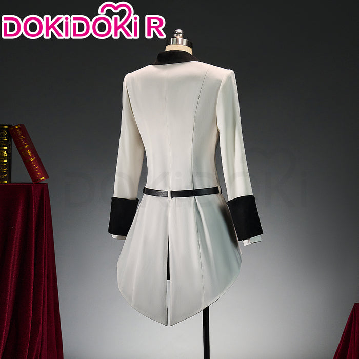 【Size XS-XL】DokiDoki-R Anime Cosplay Costume White Black Striped Suit With Hat