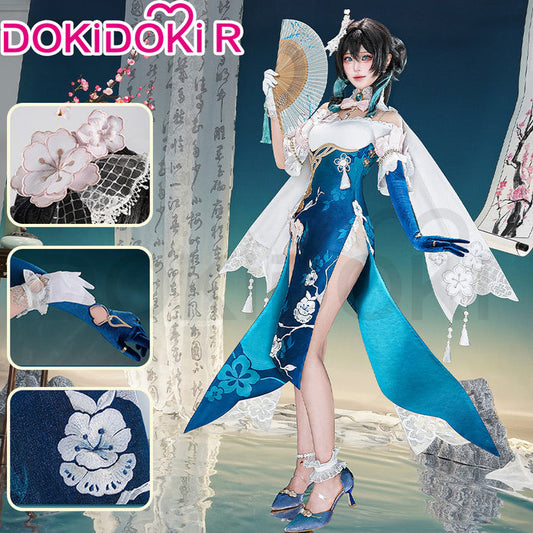 【Size XS-XL】DokiDoki-R Honkai: Star Rail Cosplay Ruan Mei Costume Plumblossom Letter Ruanmei