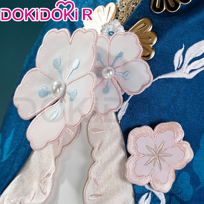 【Size XS-XL】DokiDoki-R Honkai: Star Rail Cosplay Ruan Mei Costume Plumblossom Letter Ruanmei