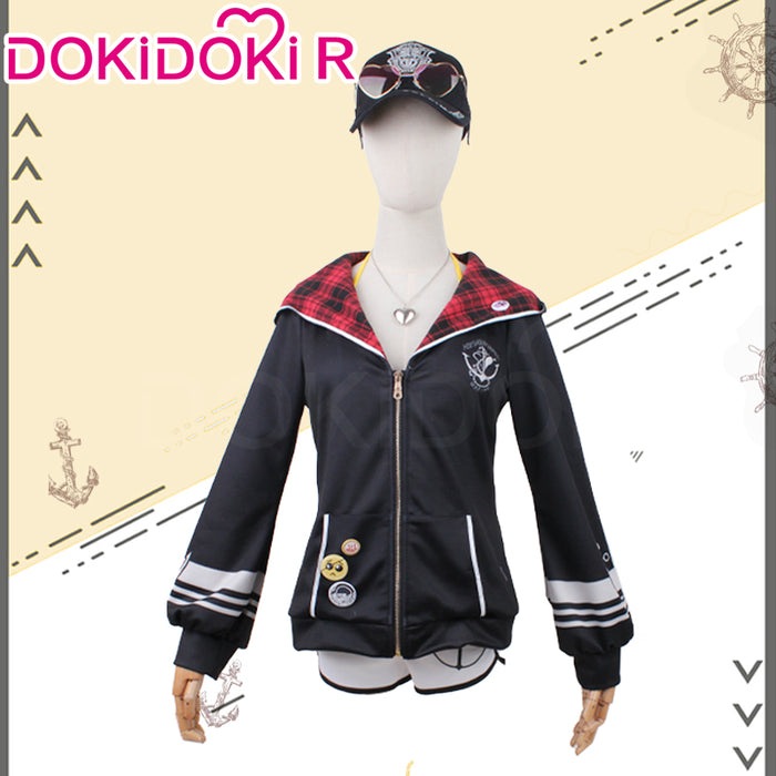 【Size XS-XL】DokiDoki-R VTuber Hololive Cosplay Houshou Marine Costume Swimsuit Hololive Fantasy