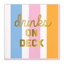 Slant Beverage Napkins (20Pk)