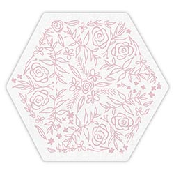 Pink Flowers Die-Cut