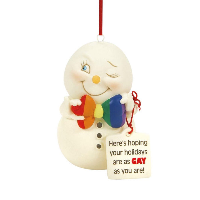 Snowpinions Hope Your Holidays Are Gay Ornament