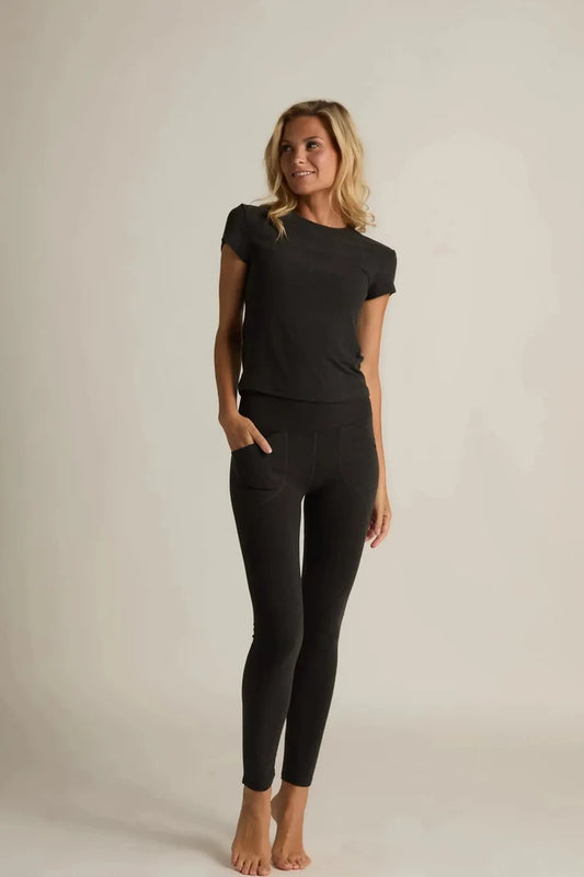 Soft Collection Lounge Legging-Charcoal-FP