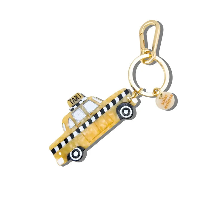New York City Taxi Cab Key & Bag Charm