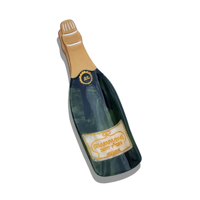 Green Champagne Hair Claw