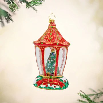 SPARKLE 'N SPRUCE LANTERN | CHRISTOPHER RADKO