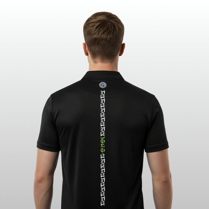 SPINA POLO SHIRT BLACK