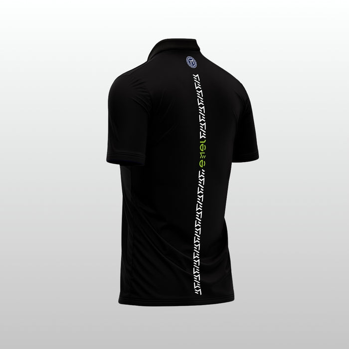 SPINA POLO SHIRT BLACK