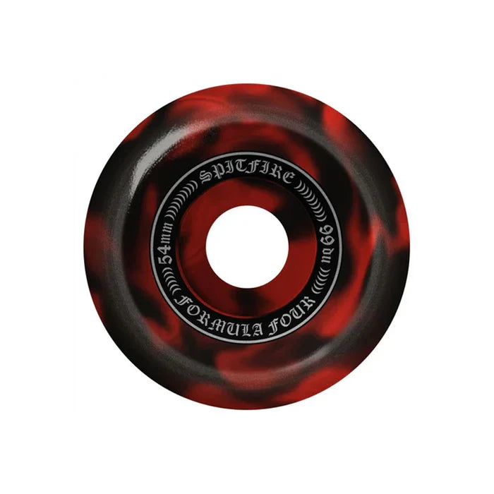 SPITFIRE - F4 99D OG CLASSICS BLACK/RED SWIRL 54mm