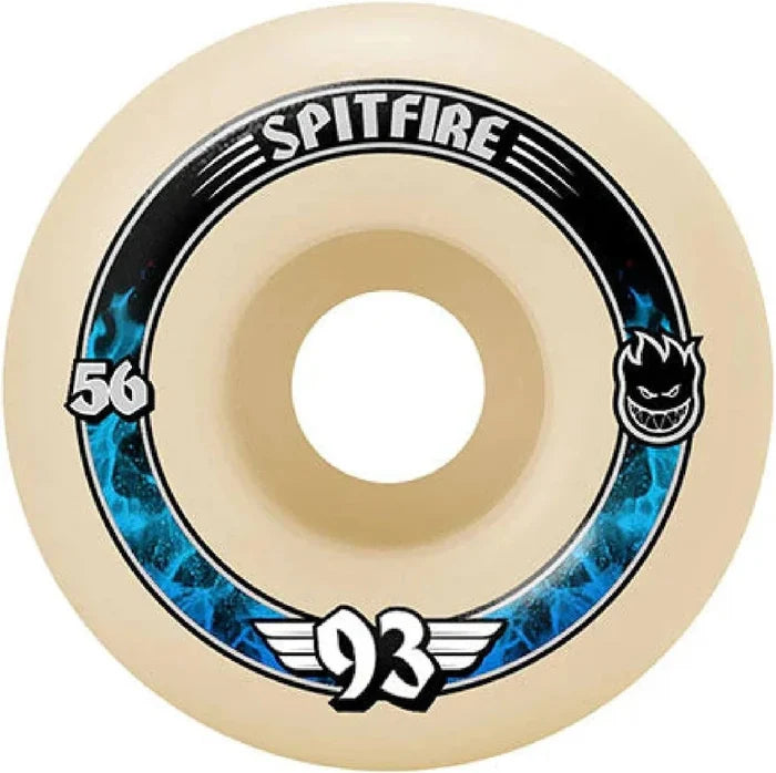 SPITFIRE WHEELS - F4 93D RADIAL 56MM SOFT SLIDERS