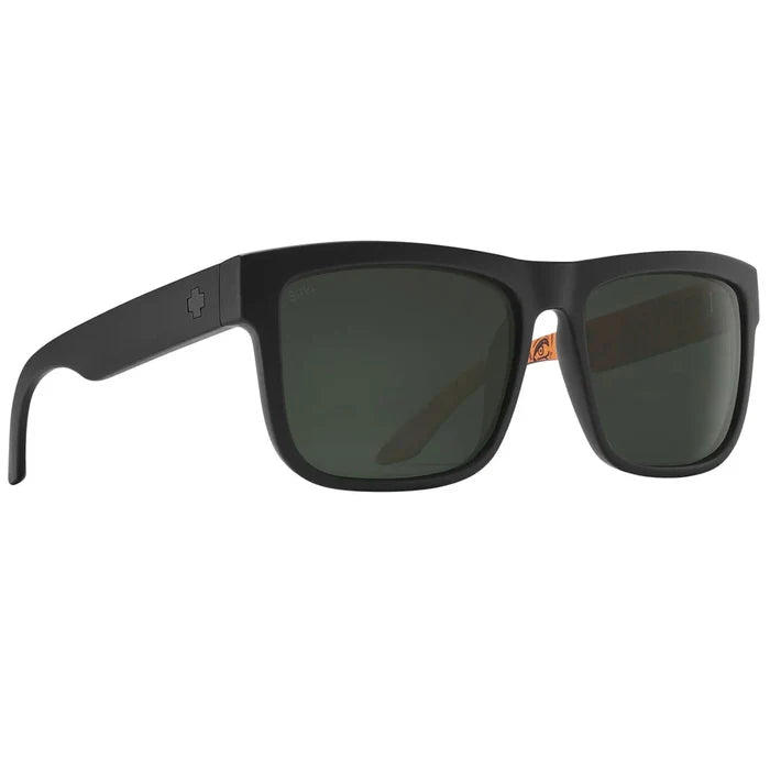 SPY - DISCORD SOFT MATTE BLACK - HAPPY LENS GRAY/GREEN POLARIZED