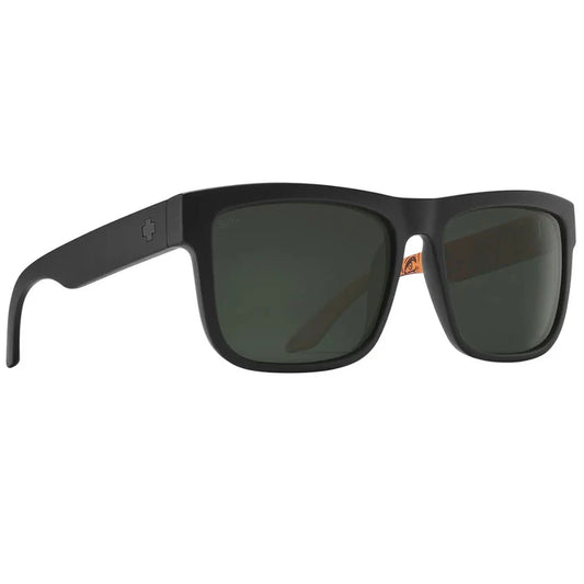 SPY - DISCORD SOFT MATTE BLACK - HAPPY LENS GRAY/GREEN POLARIZED