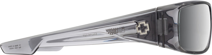 SPY - LOGAN CLEAR SMOKE - HD PLUS GREY GREEN WITH SILVER MIRROR