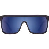 SPY SUNGLASSES - FLYNN SOFT MATTE BLACK - HAPPY BRONZE WITH DARK BLUE LENS