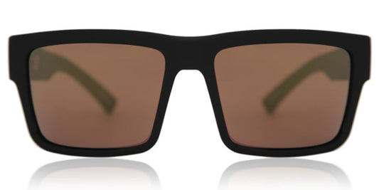 SPY SUNGLASSES - MONTANA SOFT BLACK MATTE - HD PLUS LENS BRONZE WITH GOLD SPECTRA