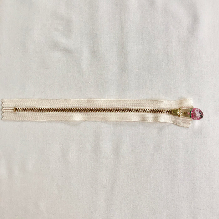 Strawberry Fruit Zipper - Clear Pink
