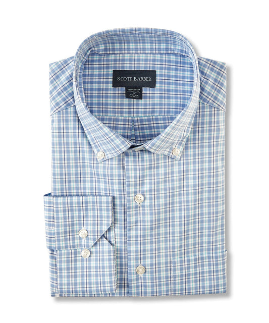 Stretch Performance Check - REGAL BLUE