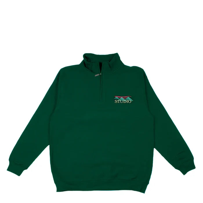 STUDIO - SUMMIT QTR ZIP - FOREST