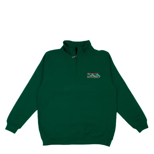 STUDIO - SUMMIT QTR ZIP - FOREST