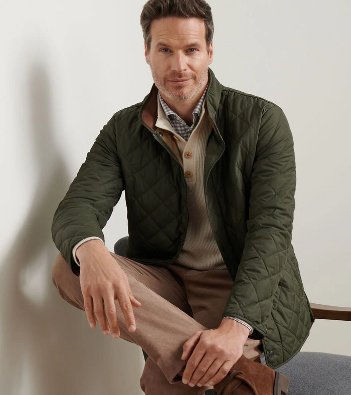 Suffolk Coat - Dark Olive