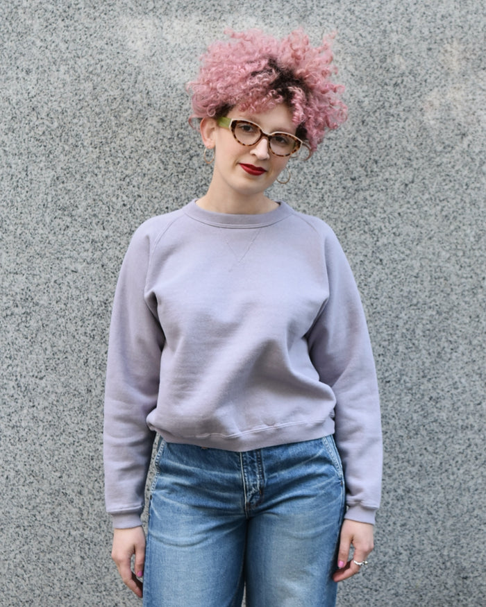 Sunray Poli'ahu Raglan Crewneck in Minimal Grey