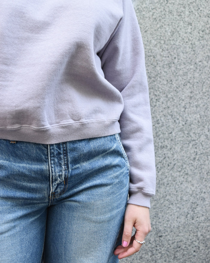 Sunray Poli'ahu Raglan Crewneck in Minimal Grey