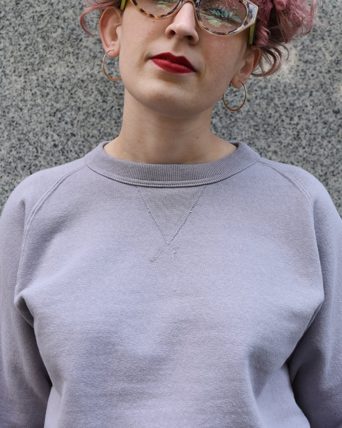 Sunray Poli'ahu Raglan Crewneck in Minimal Grey