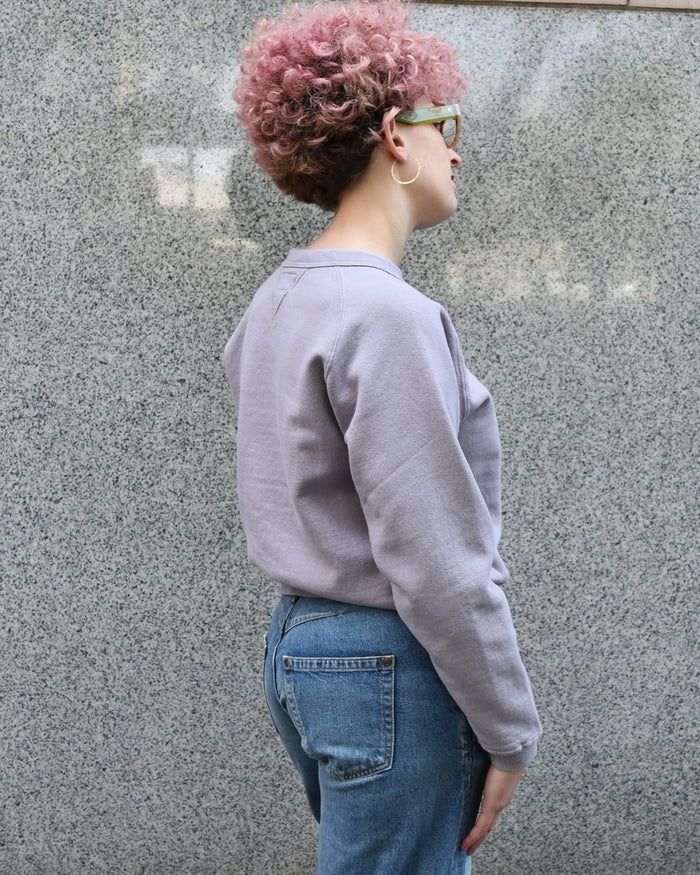 Sunray Poli'ahu Raglan Crewneck in Minimal Grey