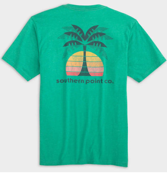 Sunset Palm - WASHED JADE