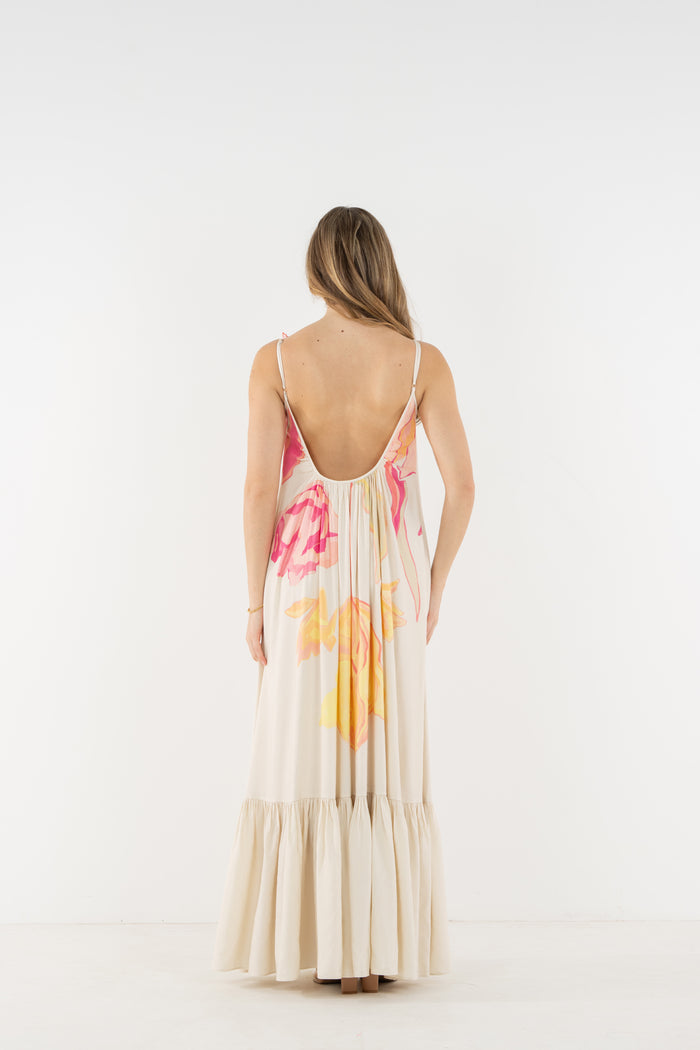 Susannah Maxi-Botanical Muse Linen