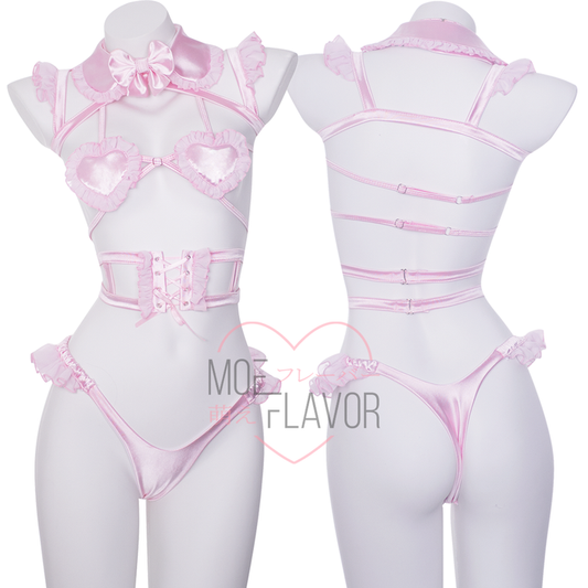 Sweet Talk Heart Ruffle Lingerie