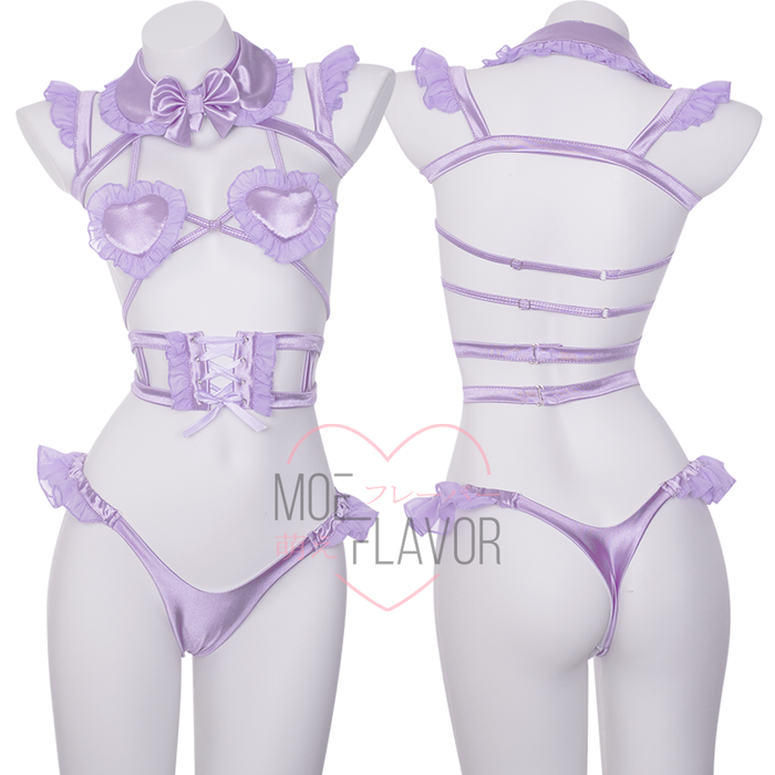 Sweet Talk Heart Ruffle Lingerie