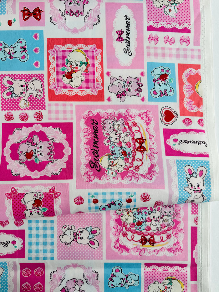 Swimmer - Happy Birthday - Pink - Kokka