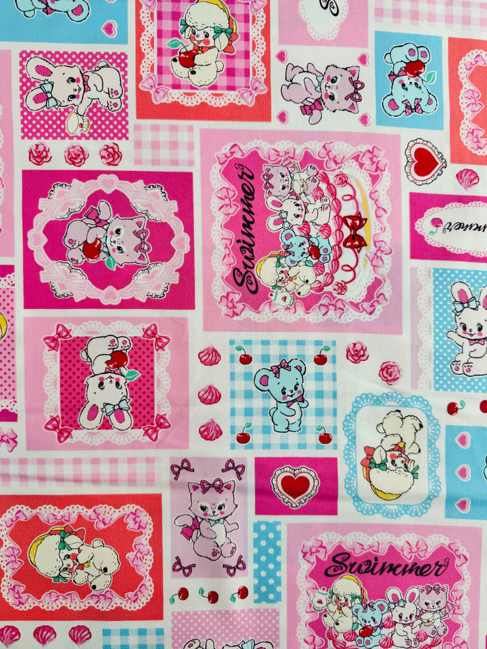 Swimmer - Happy Birthday - Pink - Kokka