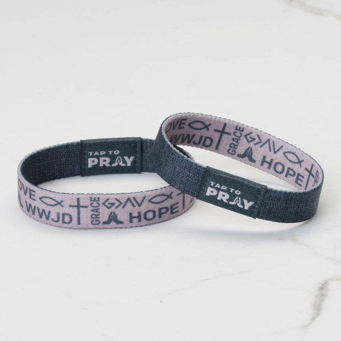 Taupe | Symbols of Faith| Tap To Pray® Wristband