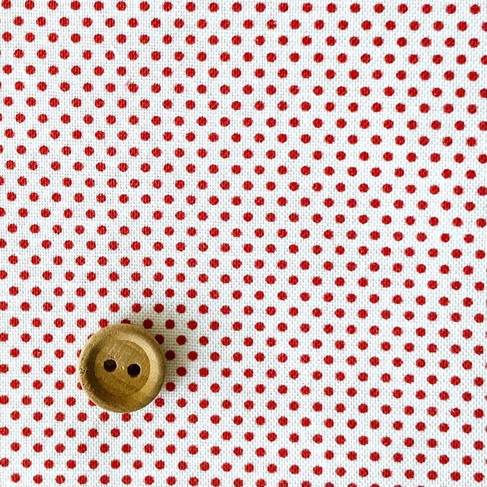 Textile Pantry Basics - Mini Dot - Red - Textile Pantry