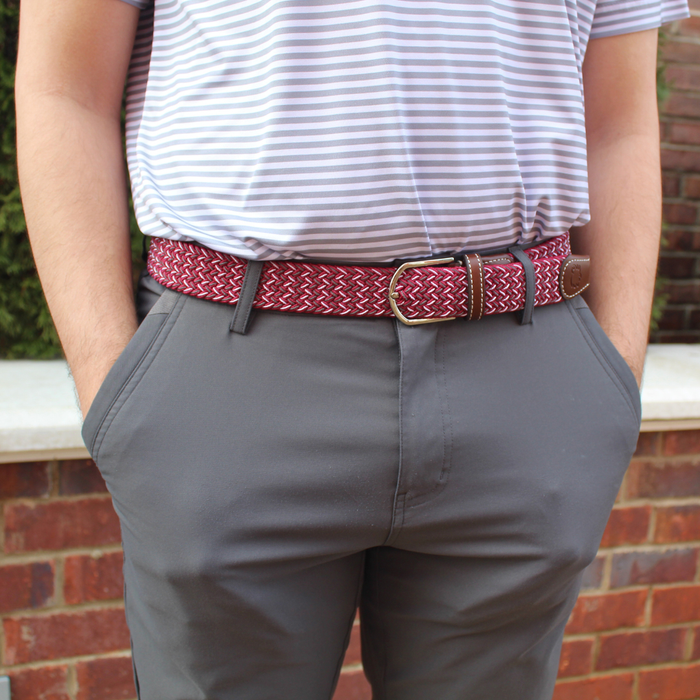 The Blackjack Woven Stretch Belt