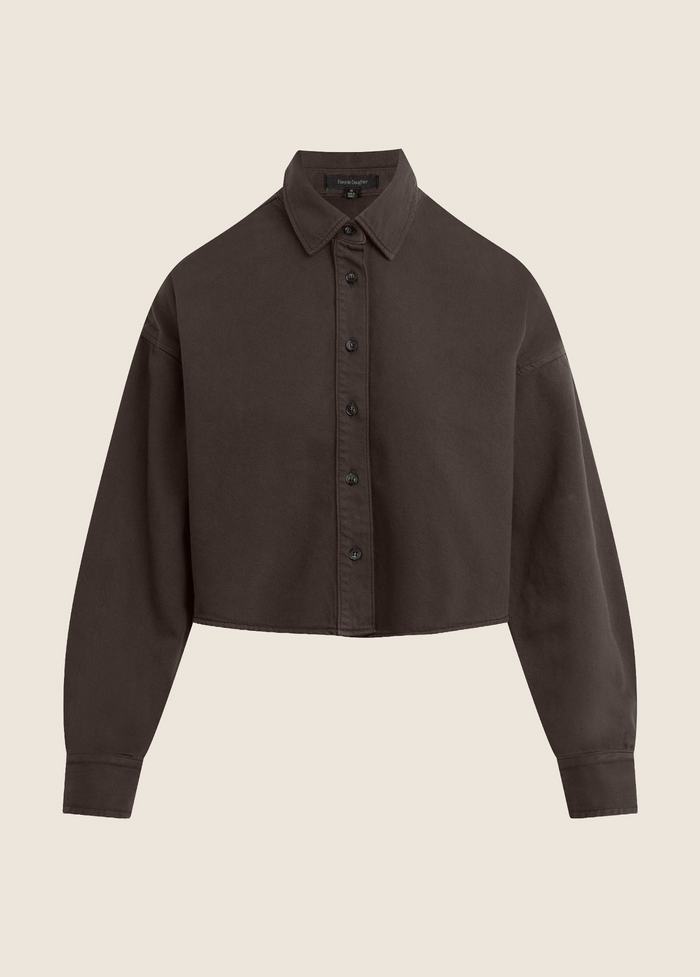 The Crop Ex Boyfriend Shirt - Esperesso
