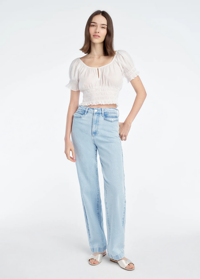 The Kelly High Rise Straight Trouser - Westwood