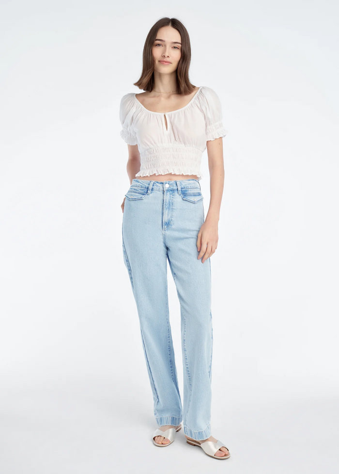 The Kelly High Rise Straight Trouser - Westwood