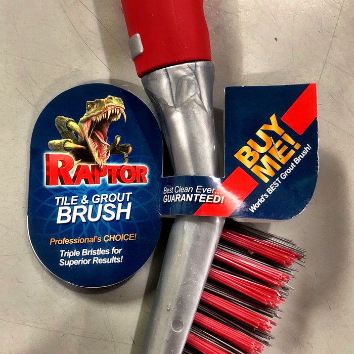 The RAPTOR Tile & Grout Brush