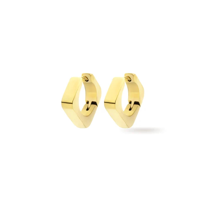 The Shape Gold Hoop