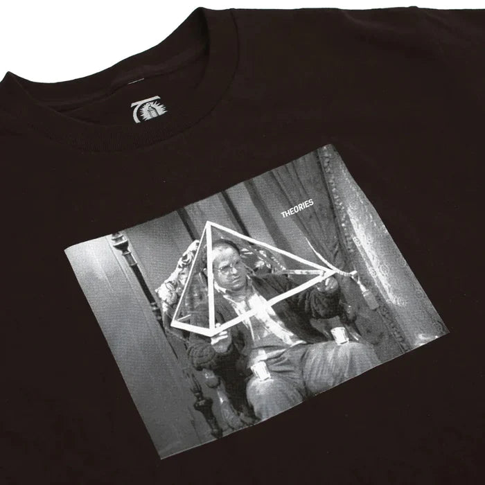 THEORIES - TRINITY OF COSTANZA TEE BLACK