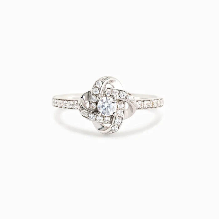 "This Ring Stands For Always And Forever" To My Mom Gift For Mom Love Knot Ring